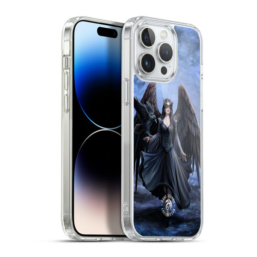 Anne Stokes Raven Full Soft Gel Case for Apple iPhone 13 Pro Max & MagSafe