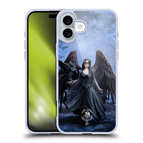Anne Stokes Raven Full Soft Gel Case for Apple iPhone 16 Plus