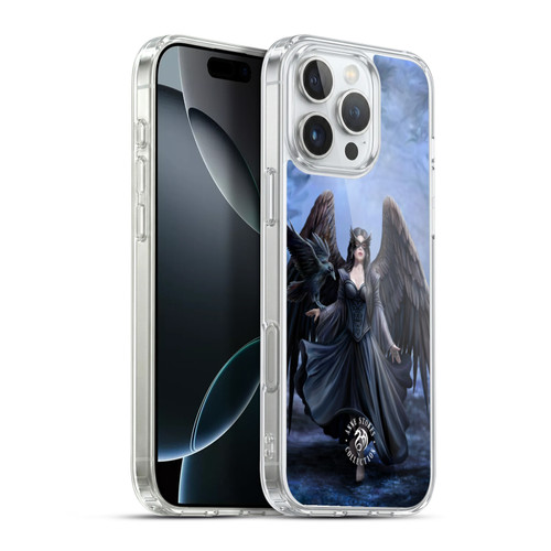 Anne Stokes Raven Full Soft Gel Case for Apple iPhone 16 Pro Max & MagSafe