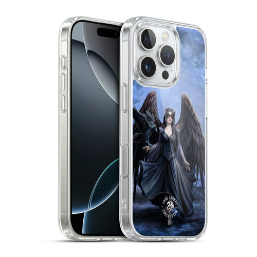 Anne Stokes Raven Full Soft Gel Case for Apple iPhone 16 Pro & MagSafe