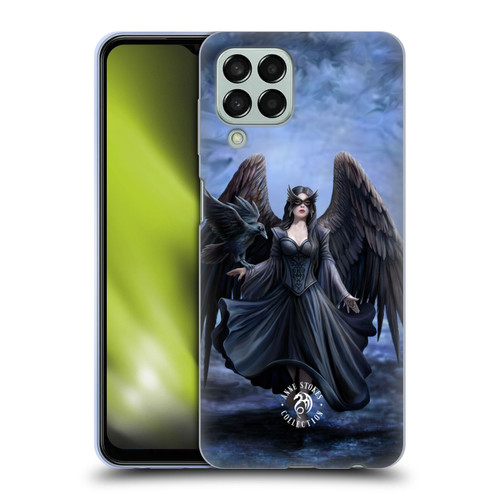 Anne Stokes Raven Full Soft Gel Case for Samsung Galaxy M33 (2022)
