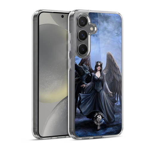Anne Stokes Raven Full Soft Gel Case for Samsung Galaxy S24 5G & MagSafe