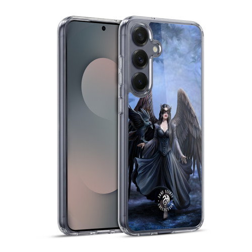 Anne Stokes Raven Full Soft Gel Case for Samsung Galaxy S25+ & MagSafe