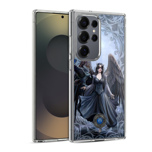 Anne Stokes Raven Full With Pattern Soft Gel Case for Samsung Galaxy S25 Ultra & MagSafe
