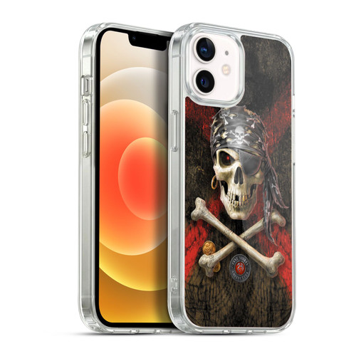Anne Stokes Skull Pirate Soft Gel Case for Apple iPhone 12 / iPhone 12 Pro & MagSafe