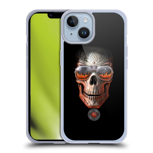Anne Stokes Skull Hellfire Soft Gel Case for Apple iPhone 14