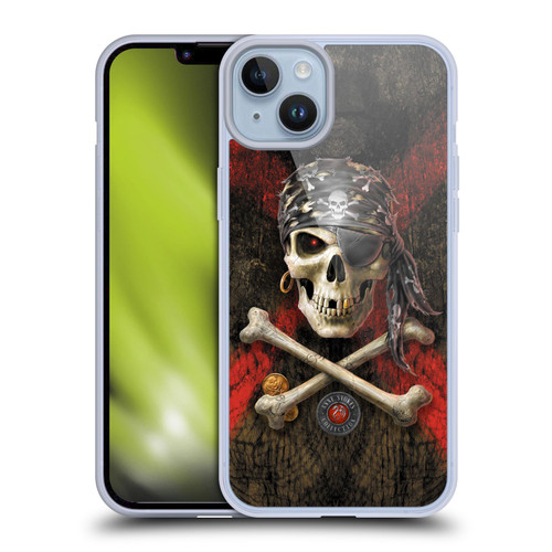 Anne Stokes Skull Pirate Soft Gel Case for Apple iPhone 14 Plus