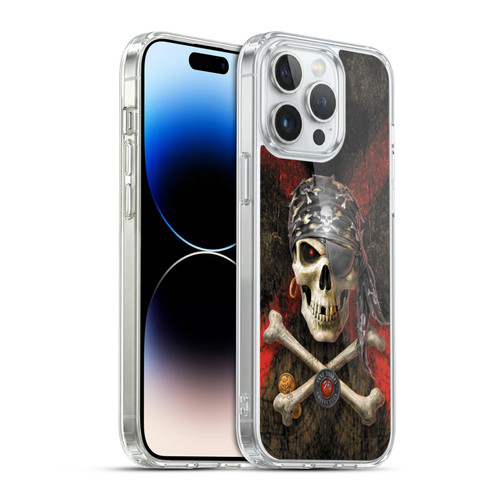 Anne Stokes Skull Pirate Soft Gel Case for Apple iPhone 14 Pro Max & MagSafe