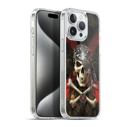 Anne Stokes Skull Pirate Soft Gel Case for Apple iPhone 15 Pro Max & MagSafe