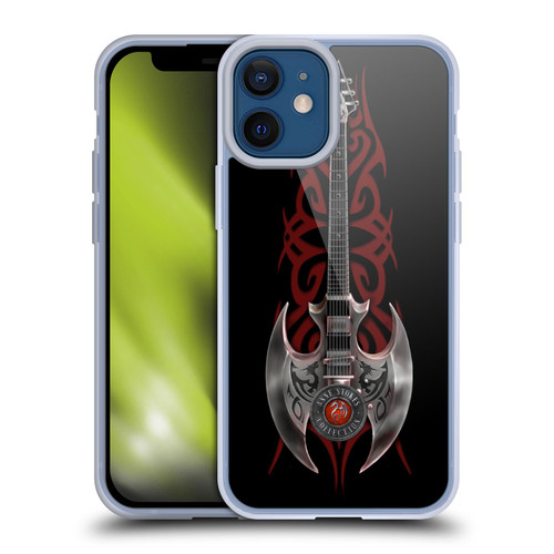 Anne Stokes Tribal Rock God Guitar Soft Gel Case for Apple iPhone 12 Mini