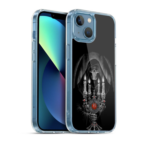 Anne Stokes Tribal Candelabra Soft Gel Case for Apple iPhone 13 Mini
