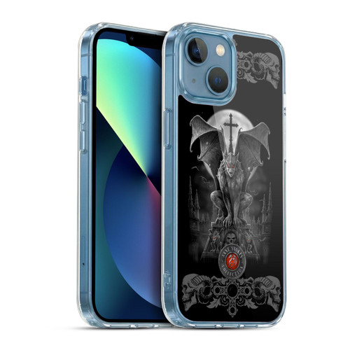 Anne Stokes Tribal Gargoyle Soft Gel Case for Apple iPhone 13 Mini