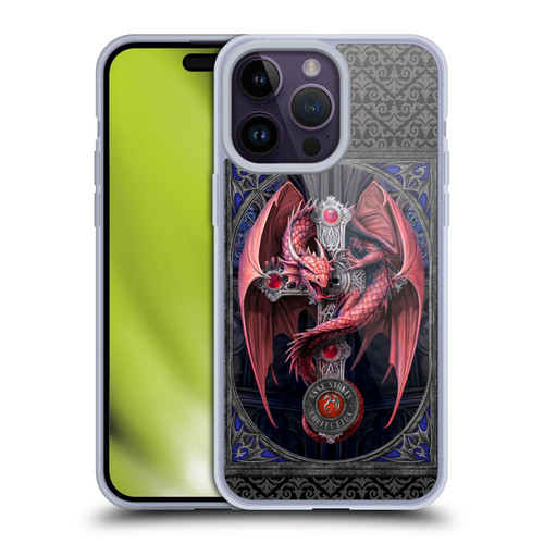 Anne Stokes Tribal Gothic Guardian Soft Gel Case for Apple iPhone 14 Pro Max