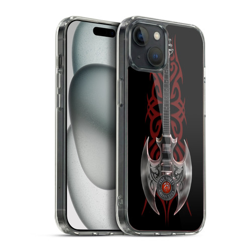 Anne Stokes Tribal Rock God Guitar Soft Gel Case for Apple iPhone 15 Plus