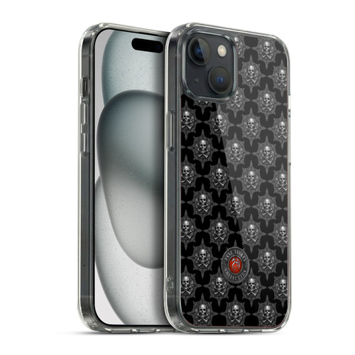 Anne Stokes Tribal Skull Motif Pattern Soft Gel Case for Apple iPhone 15 Plus