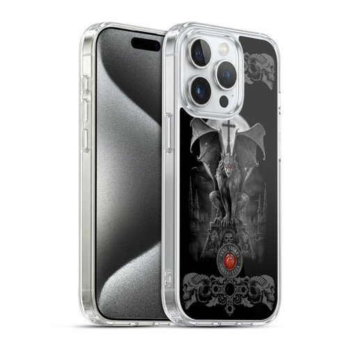 Anne Stokes Tribal Gargoyle Soft Gel Case for Apple iPhone 15 Pro