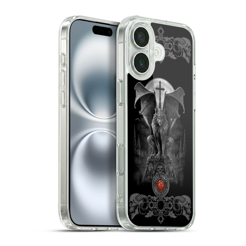 Anne Stokes Tribal Gargoyle Soft Gel Case for Apple iPhone 16 Plus