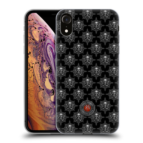 Anne Stokes Tribal Skull Motif Pattern Soft Gel Case for Apple iPhone XR