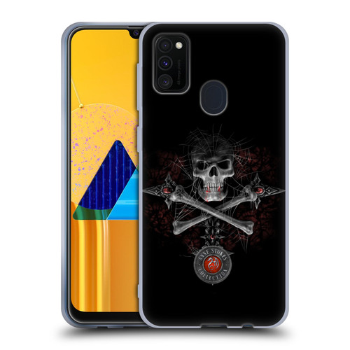 Anne Stokes Tribal Gothic Skull Soft Gel Case for Samsung Galaxy M30s (2019)/M21 (2020)