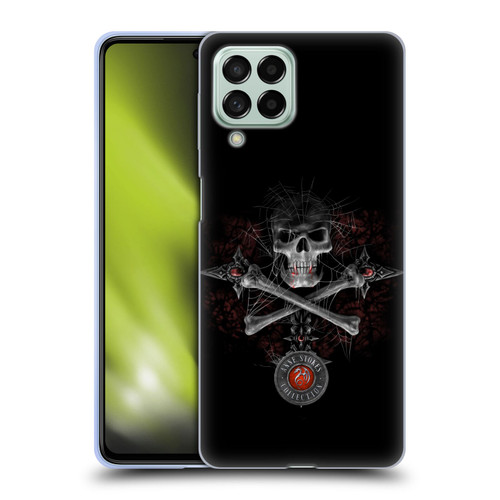 Anne Stokes Tribal Gothic Skull Soft Gel Case for Samsung Galaxy M53 (2022)