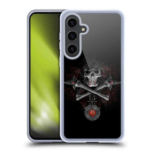 Anne Stokes Tribal Gothic Skull Soft Gel Case for Samsung Galaxy S24+ 5G