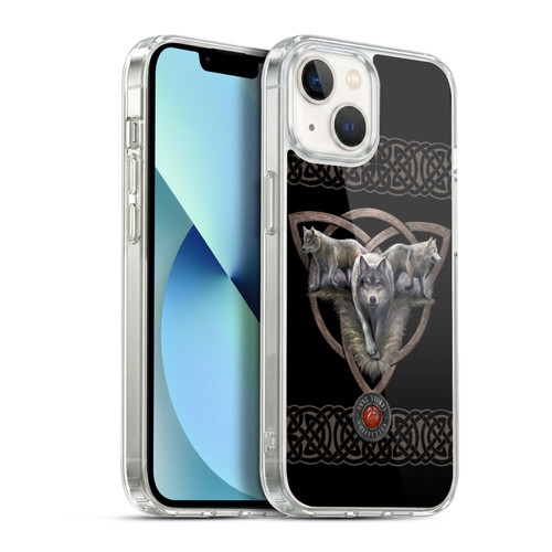 Anne Stokes Wolves 2 Trio Soft Gel Case for Apple iPhone 13