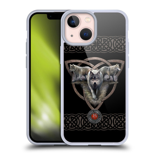 Anne Stokes Wolves 2 Trio Soft Gel Case for Apple iPhone 13 Mini