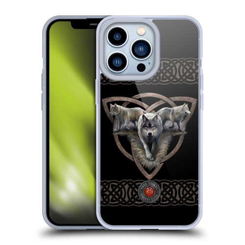 Anne Stokes Wolves 2 Trio Soft Gel Case for Apple iPhone 13 Pro
