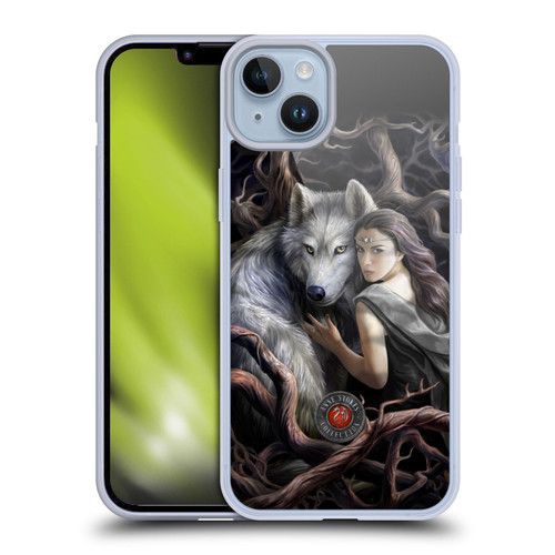 Anne Stokes Wolves 2 Soul Bond Soft Gel Case for Apple iPhone 14 Plus