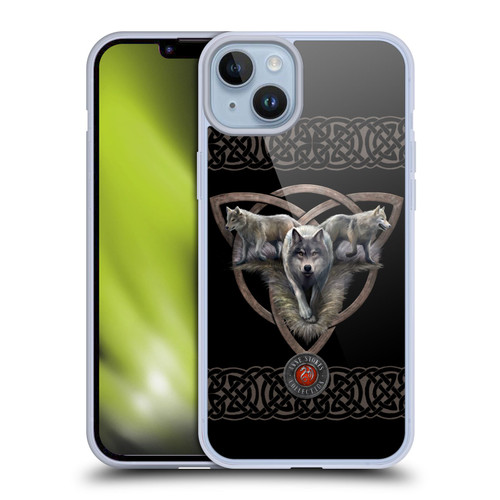 Anne Stokes Wolves 2 Trio Soft Gel Case for Apple iPhone 14 Plus