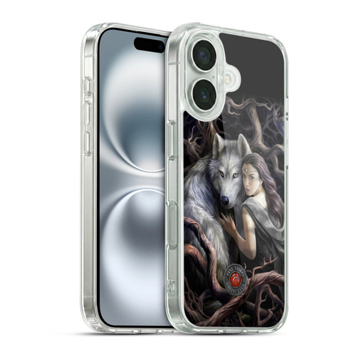 Anne Stokes Wolves 2 Soul Bond Soft Gel Case for Apple iPhone 16 & MagSafe
