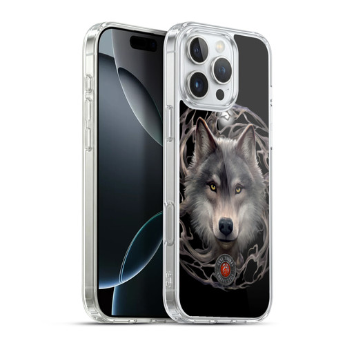 Anne Stokes Wolves 2 Night Forest Soft Gel Case for Apple iPhone 16 Pro Max & MagSafe