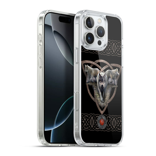 Anne Stokes Wolves 2 Trio Soft Gel Case for Apple iPhone 16 Pro Max & MagSafe