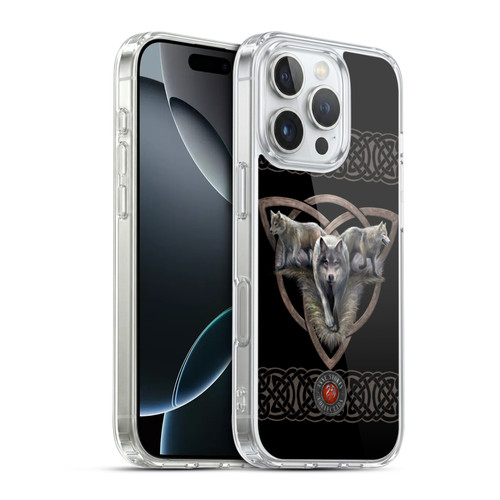 Anne Stokes Wolves 2 Trio Soft Gel Case for Apple iPhone 16 Pro & MagSafe