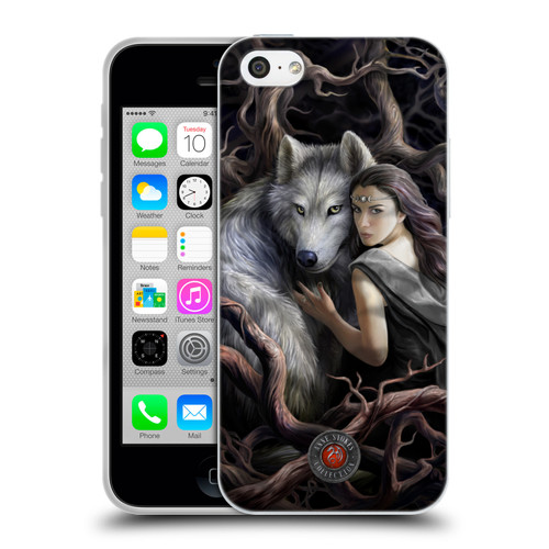 Anne Stokes Wolves 2 Soul Bond Soft Gel Case for Apple iPhone 5c