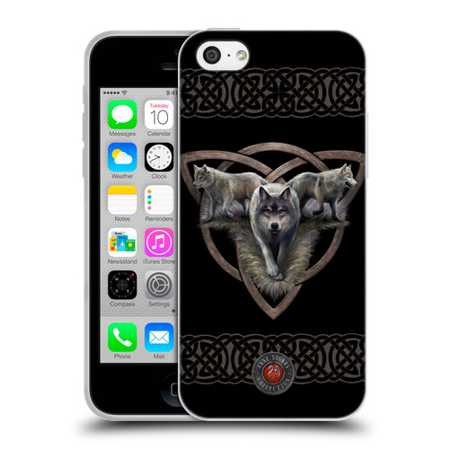 Anne Stokes Wolves 2 Trio Soft Gel Case for Apple iPhone 5c