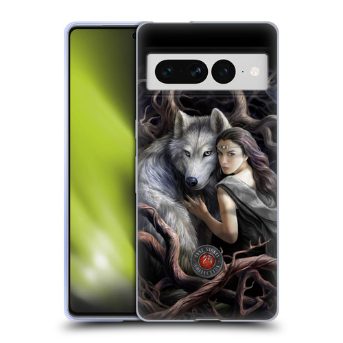 Anne Stokes Wolves 2 Soul Bond Soft Gel Case for Google Pixel 7 Pro