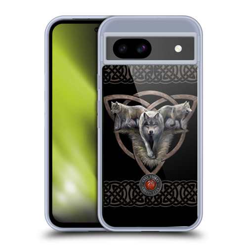 Anne Stokes Wolves 2 Trio Soft Gel Case for Google Pixel 8a