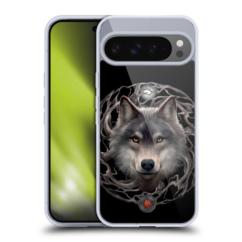 Anne Stokes Wolves 2 Night Forest Soft Gel Case for Google Pixel 9 Pro XL