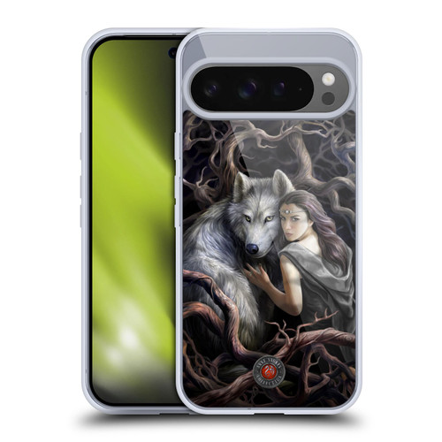 Anne Stokes Wolves 2 Soul Bond Soft Gel Case for Google Pixel 9 Pro XL