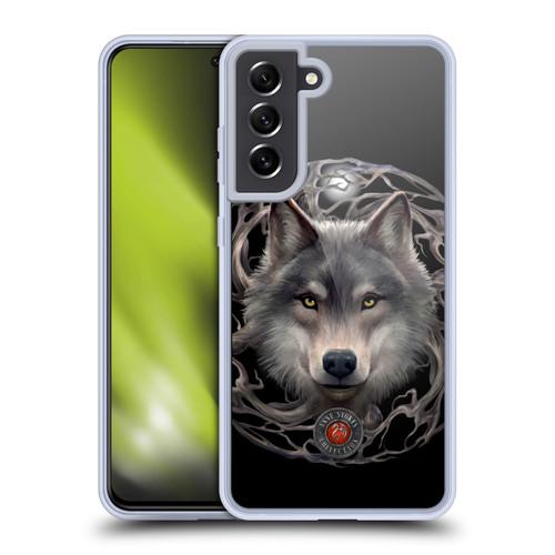 Anne Stokes Wolves 2 Night Forest Soft Gel Case for Samsung Galaxy S21 FE 5G