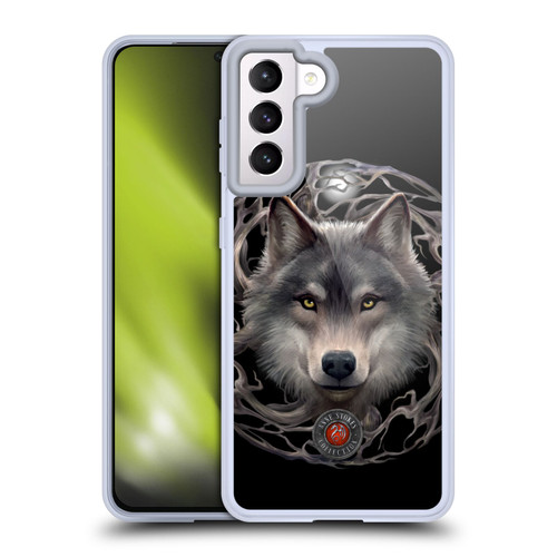 Anne Stokes Wolves 2 Night Forest Soft Gel Case for Samsung Galaxy S21 5G
