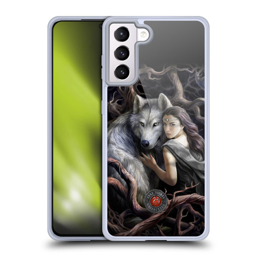 Anne Stokes Wolves 2 Soul Bond Soft Gel Case for Samsung Galaxy S21+ 5G