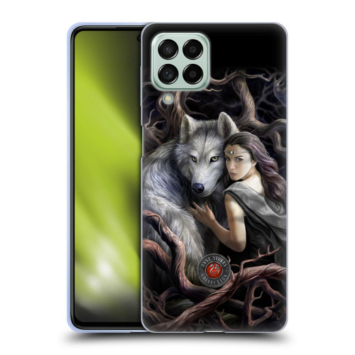 Anne Stokes Wolves 2 Soul Bond Soft Gel Case for Samsung Galaxy M53 (2022)