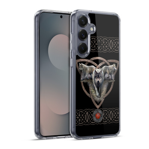 Anne Stokes Wolves 2 Trio Soft Gel Case for Samsung Galaxy S25+ & MagSafe