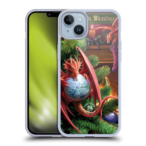 Anne Stokes Yule Magical Arrival Soft Gel Case for Apple iPhone 14 Plus