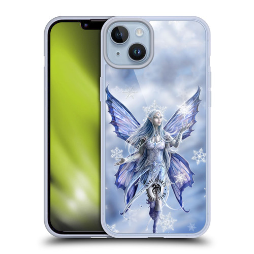 Anne Stokes Yule Snow Fairy Soft Gel Case for Apple iPhone 14 Plus