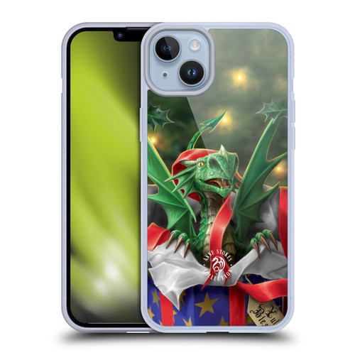 Anne Stokes Yule Surprise Gift Soft Gel Case for Apple iPhone 14 Plus