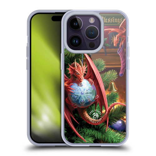 Anne Stokes Yule Magical Arrival Soft Gel Case for Apple iPhone 14 Pro