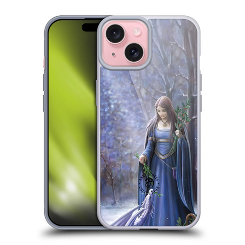 Anne Stokes Yule Solstice Gathering Soft Gel Case for Apple iPhone 15